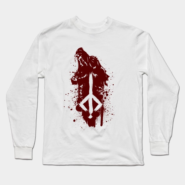 Bloodborne, Beast blood hunter's rune Long Sleeve T-Shirt by Gammatrap